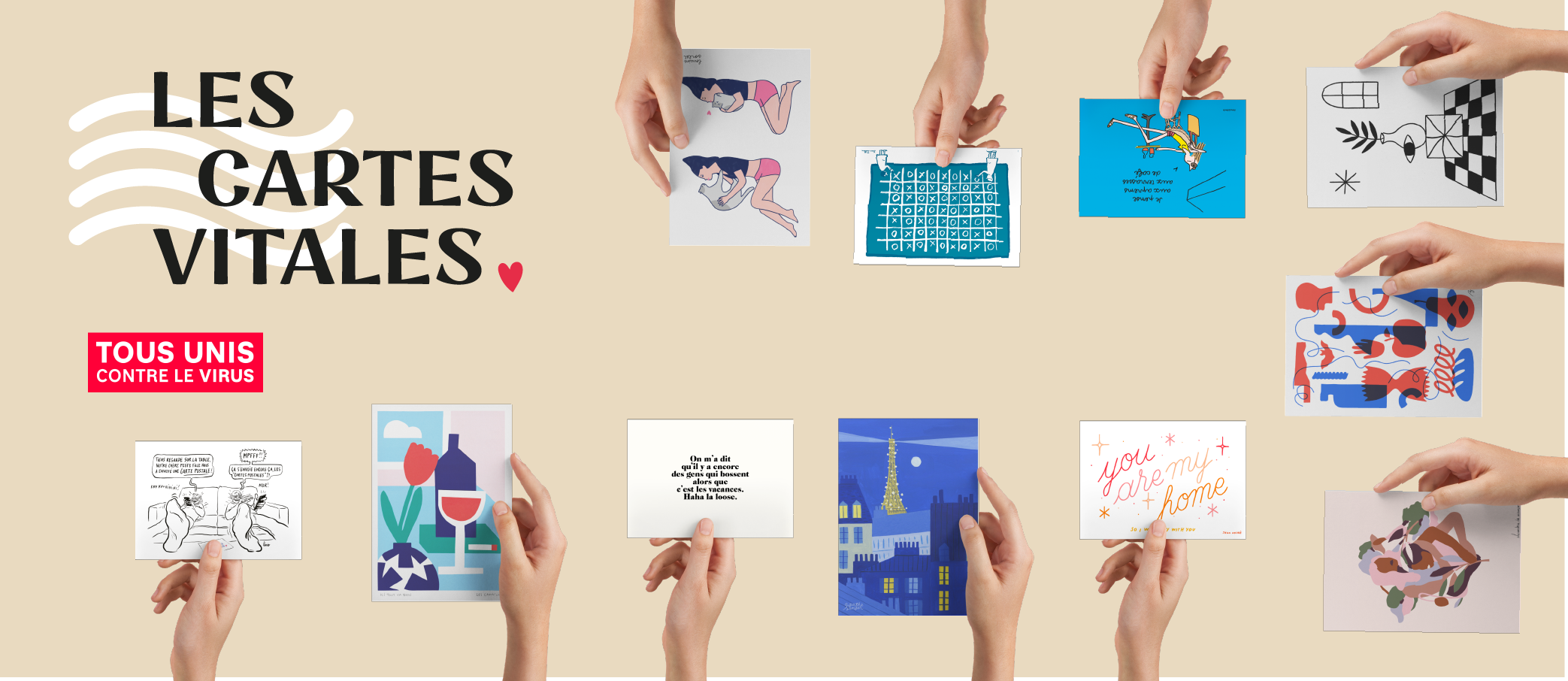 Les cartes vitales, un projet d’artistes pour soutenir les hôpitaux de France